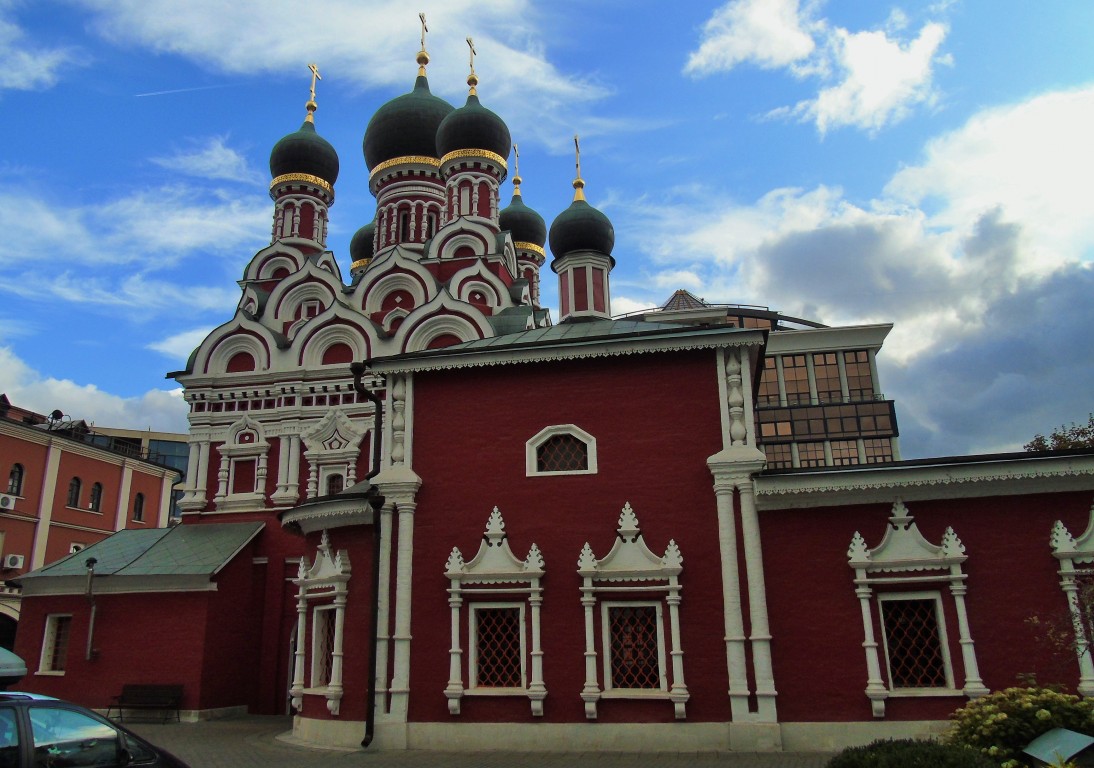 Церковь Георгия Победоносца (Рождества Пресвятой Богородицы) в Ендове, Замоскворечье (Центральный административный округ (ЦАО), г. Москва). фасады