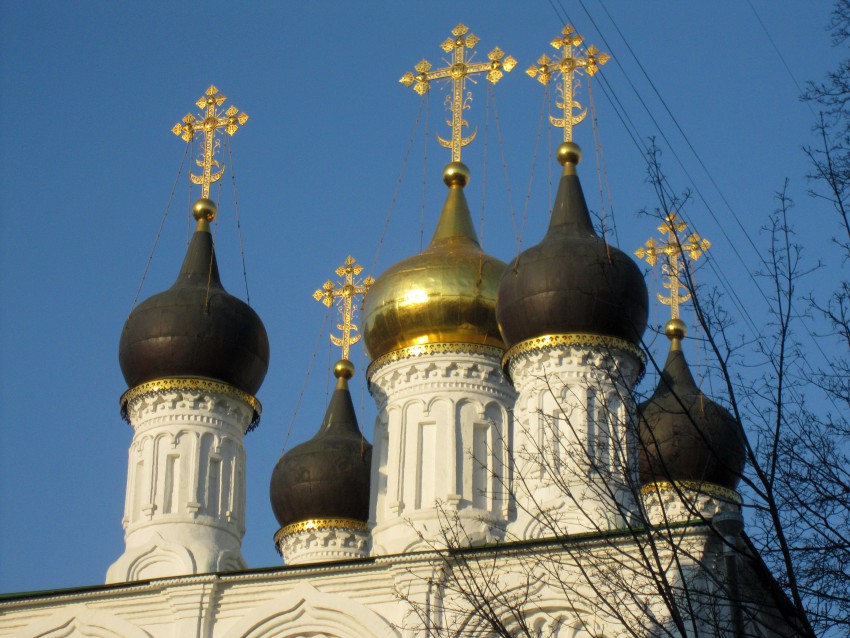 Арбат. Церковь Спаса Преображения на Песках. архитектурные детали, Москва. Церковь Спаса Преображения на Песках.