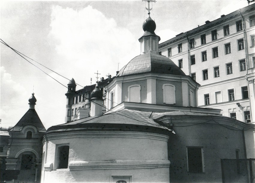 Арбат. Церковь Николая Чудотворца в Старом Ваганькове. архивная фотография