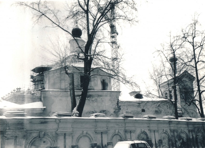 Арбат. Церковь Николая Чудотворца в Старом Ваганькове. архивная фотография