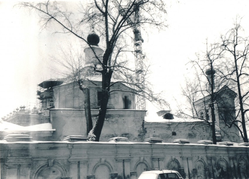 Церковь Николая Чудотворца в Старом Ваганькове, Арбат (Центральный административный округ (ЦАО), г. Москва). фасады