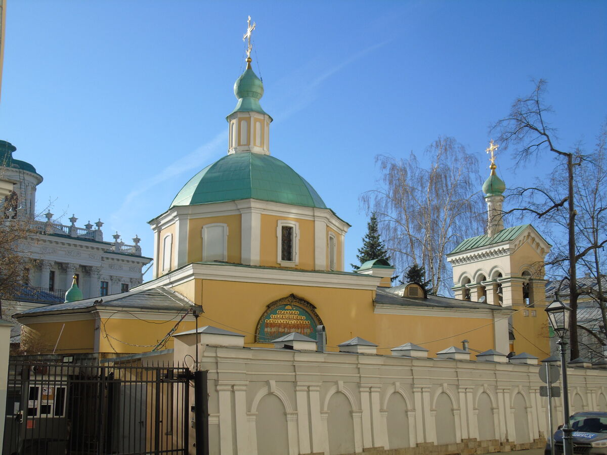 Церковь Николая Чудотворца в Старом Ваганькове, Арбат (Центральный административный округ (ЦАО), г. Москва). фасады