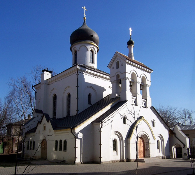 Хамовники. Старообрядческая церковь Покрова Пресвятой Богородицы Остоженской общины. фасады