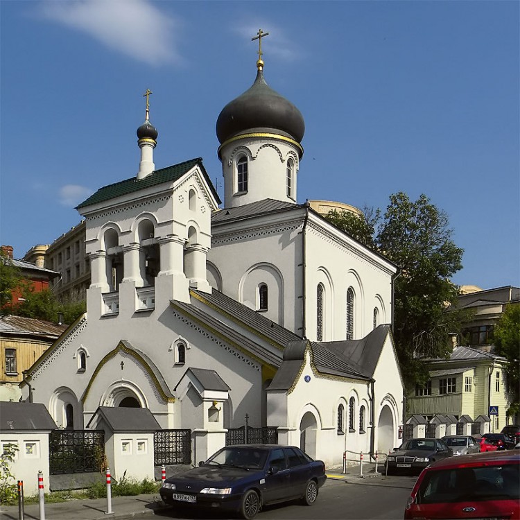 Хамовники. Старообрядческая церковь Покрова Пресвятой Богородицы Остоженской общины. фасады