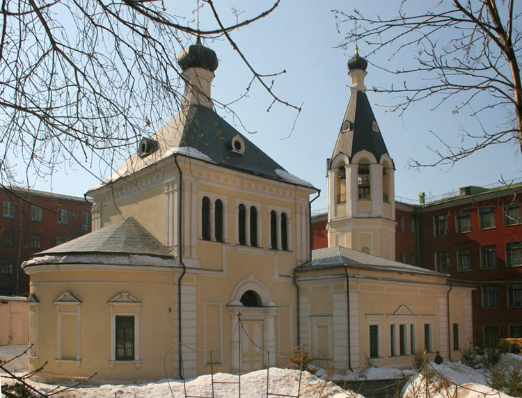 Церковь Марона Пустынника (Благовещения Пресвятой Богородицы) в Старых Панех, Якиманка (Центральный административный округ (ЦАО), г. Москва). фасады