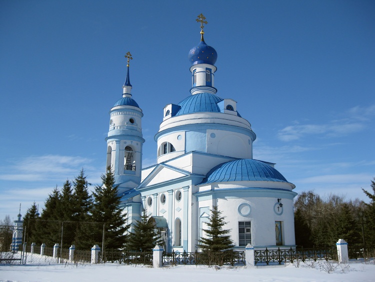 Спасское. Церковь Спаса Всемилостивого. фасады