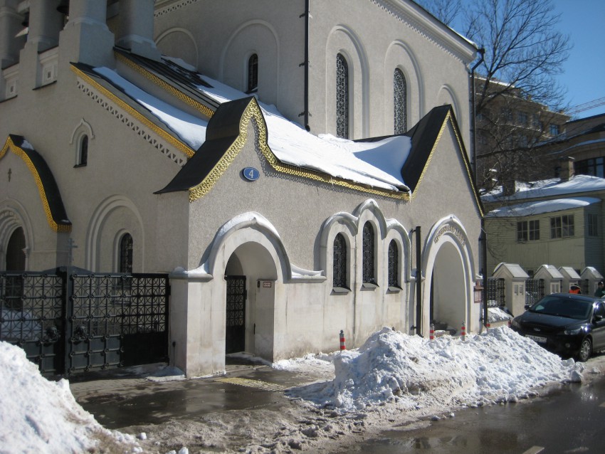 Хамовники. Старообрядческая церковь Покрова Пресвятой Богородицы Остоженской общины. архитектурные детали