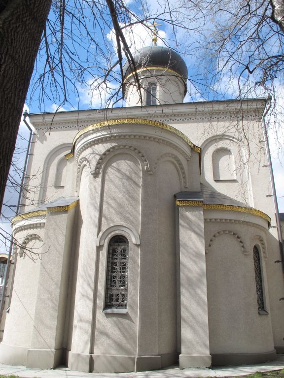 Старообрядческая церковь Покрова Пресвятой Богородицы Остоженской общины, Хамовники (Центральный административный округ (ЦАО), г. Москва). архитектурные детали, Восточный фасад.Алтарные апсиды .