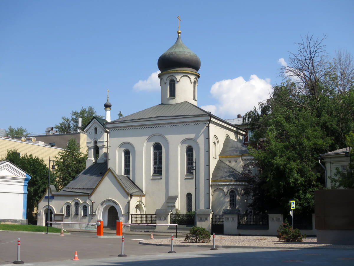 Старообрядческая церковь Покрова Пресвятой Богородицы Остоженской общины, Хамовники (Центральный административный округ (ЦАО), г. Москва). фасады