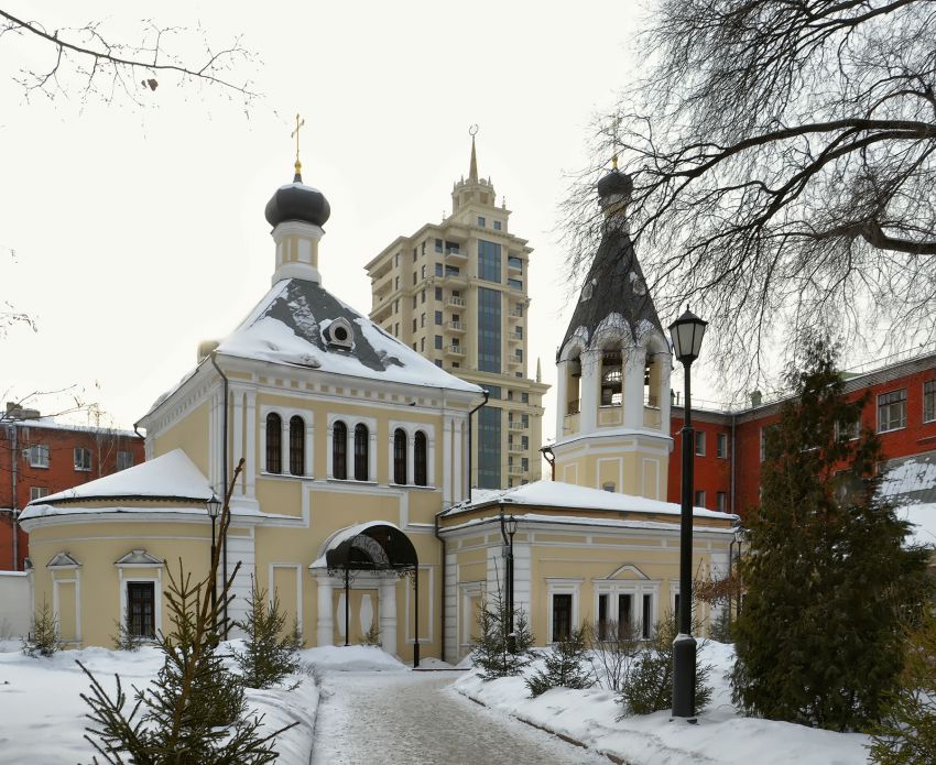 Церковь Марона Пустынника (Благовещения Пресвятой Богородицы) в Старых Панех, Якиманка (Центральный административный округ (ЦАО), г. Москва). фасады