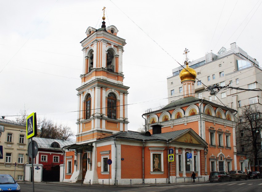 Церковь Воскресения Словущего на Успенском Вражке, Пресненский (Центральный административный округ (ЦАО), г. Москва). фасады