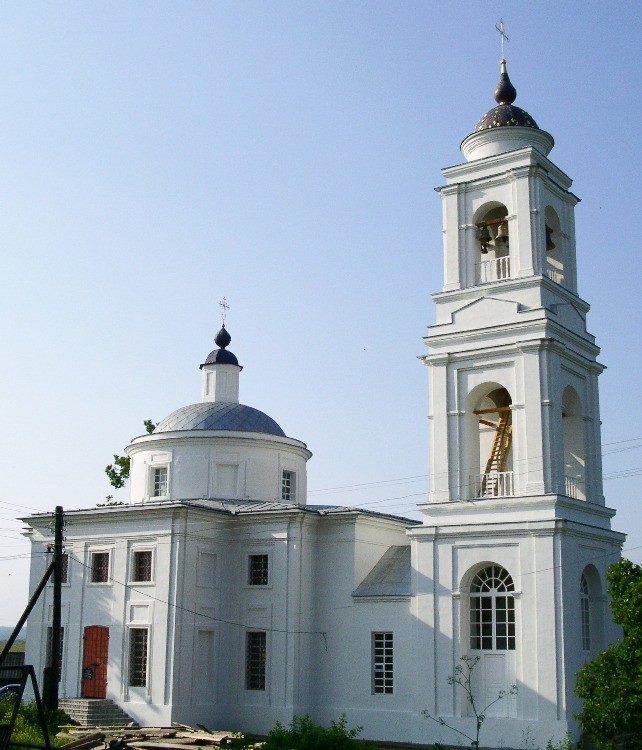 Кузмищево. Церковь Иоанна Богослова. фасады, вид с северо-запада