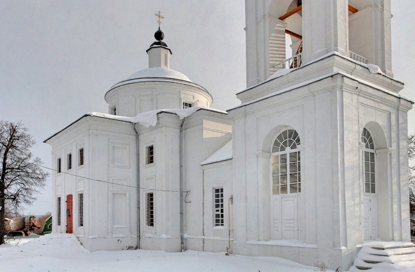 Церковь Иоанна Богослова, Кузмищево (Тарусский район, Калужская область). фасады