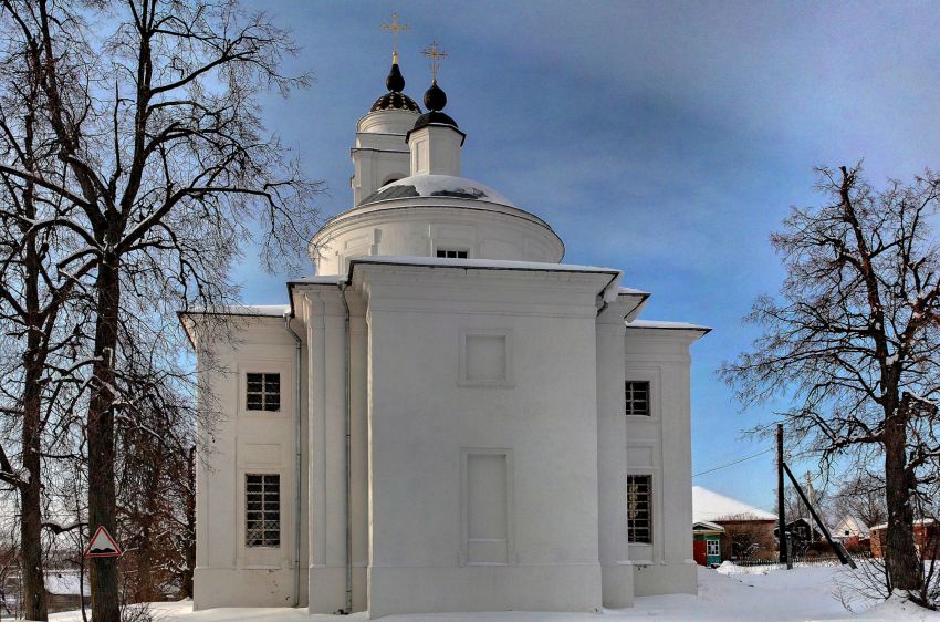 Церковь Иоанна Богослова, Кузмищево (Тарусский район, Калужская область). фасады