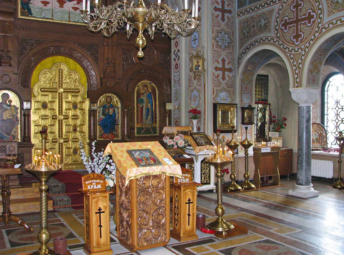 интерьер и убранство. Церковь Воскресения Христова, Форос (Ялта, город, Республика Крым)