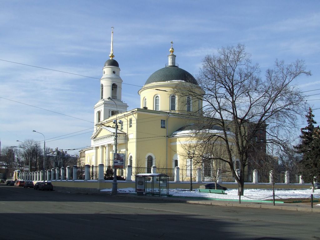 Пресненский. Церковь Вознесения Господня в Сторожах, у Никитских ворот. фасады