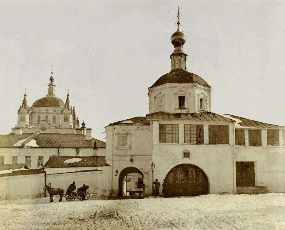 Хамовники. Зачатьевский монастырь. архивная фотография