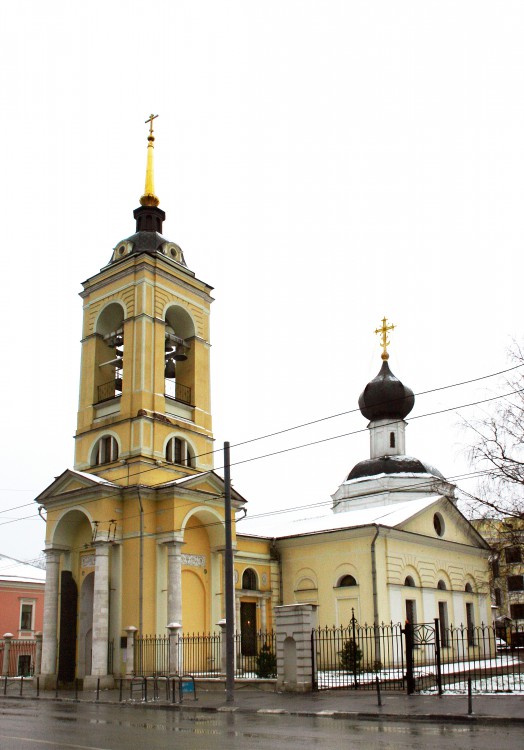 Якиманка. Церковь Успения Пресвятой Богородицы в Казачьей слободе. фасады