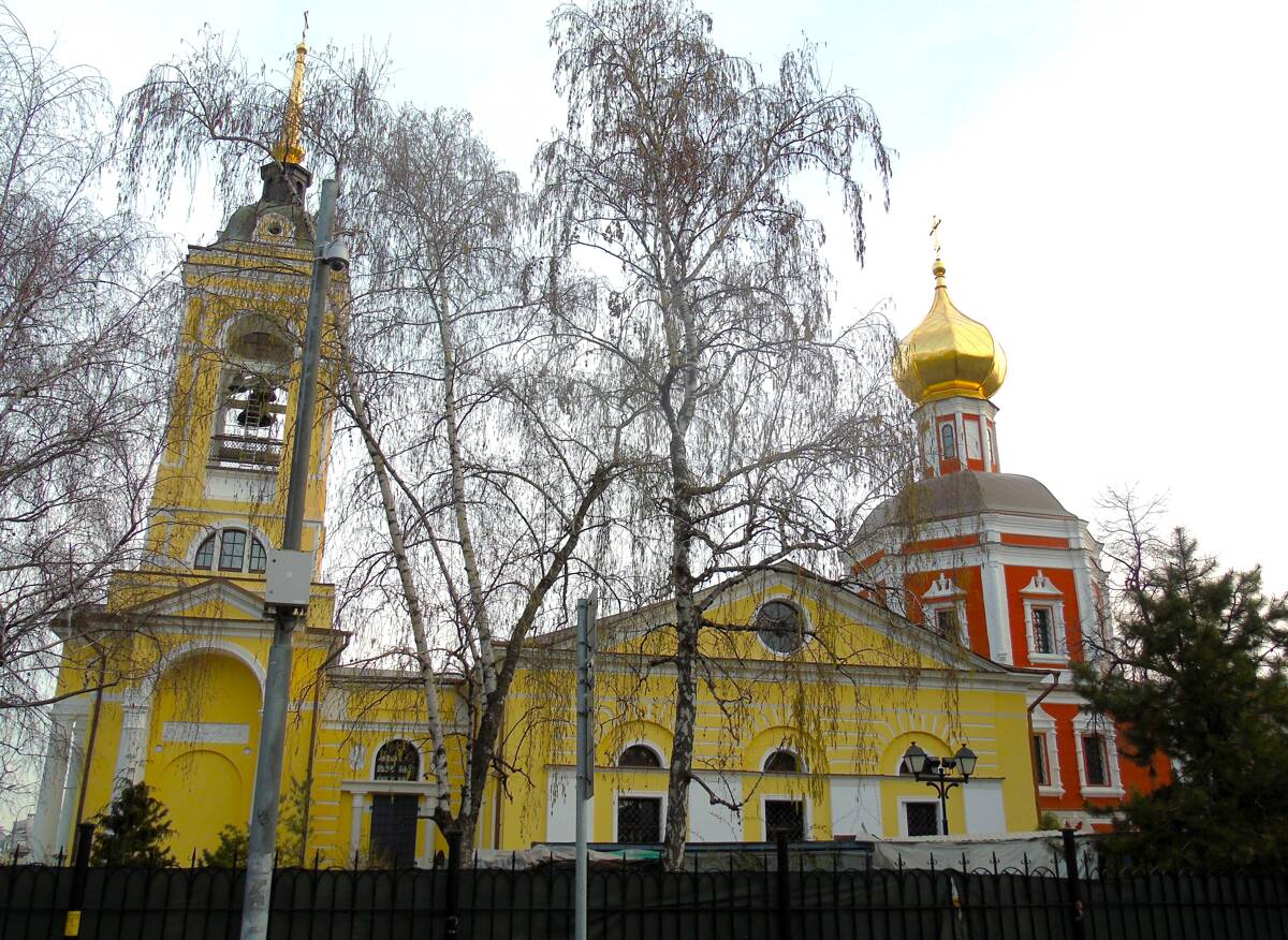 Церковь Успения Пресвятой Богородицы в Казачьей слободе, Якиманка (Центральный административный округ (ЦАО), г. Москва). фасады