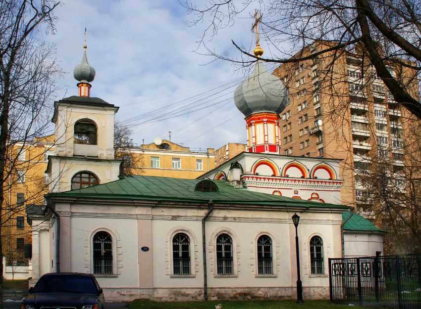 Хамовники. Церковь Власия в Старой Конюшенной слободе. фасады