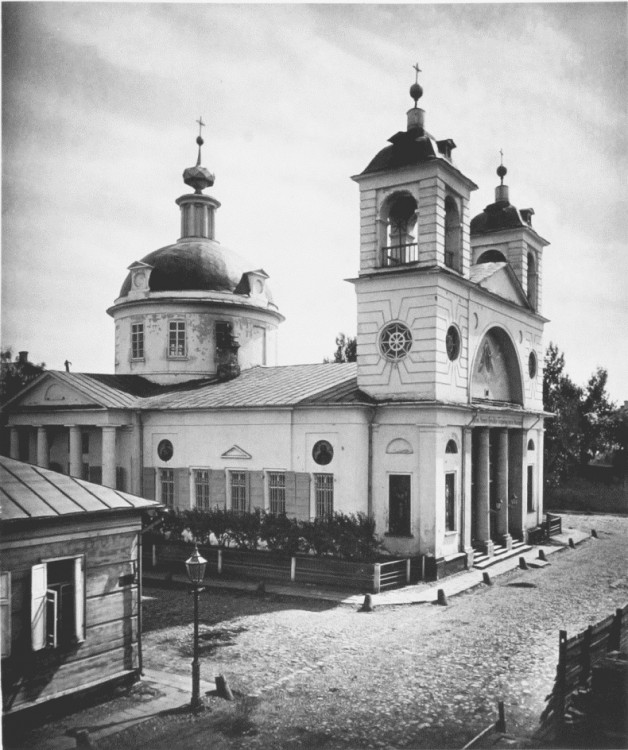 Церковь Успения Пресвятой Богородицы на Могильцах, Хамовники (Центральный административный округ (ЦАО), г. Москва). архивная фотография, Альбом Найденова