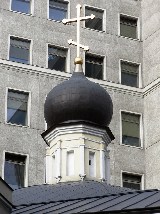 Церковь Софии, Премудрости Божией у Пушечного двора, что на Лубянке, Мещанский (Центральный административный округ (ЦАО), г. Москва). архитектурные детали, Завершение основного объема храма