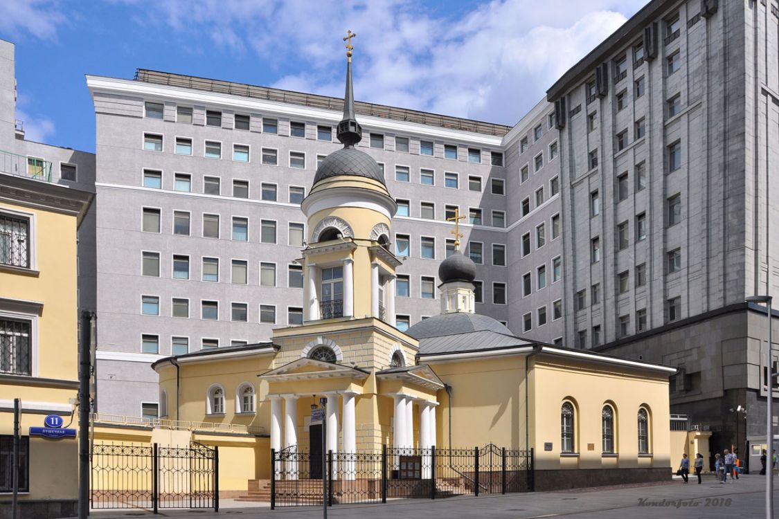 Церковь Софии, Премудрости Божией у Пушечного двора, что на Лубянке, Мещанский (Центральный административный округ (ЦАО), г. Москва). фасады