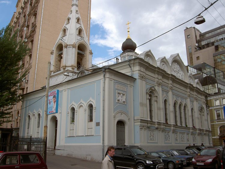 Церковь Успения Пресвятой Богородицы на Успенском Вражке, Тверской (Центральный административный округ (ЦАО), г. Москва). фасады