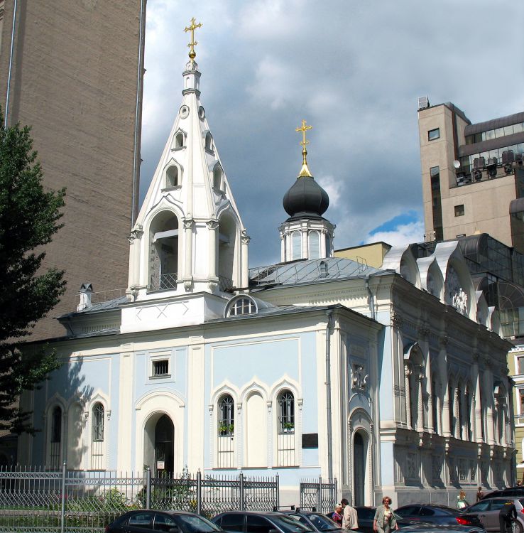 Церковь Успения Пресвятой Богородицы на Успенском Вражке, Тверской (Центральный административный округ (ЦАО), г. Москва). фасады