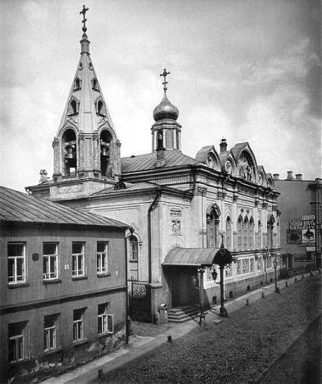 Тверской. Церковь Успения Пресвятой Богородицы на Успенском Вражке. архивная фотография, Альбом Найденова