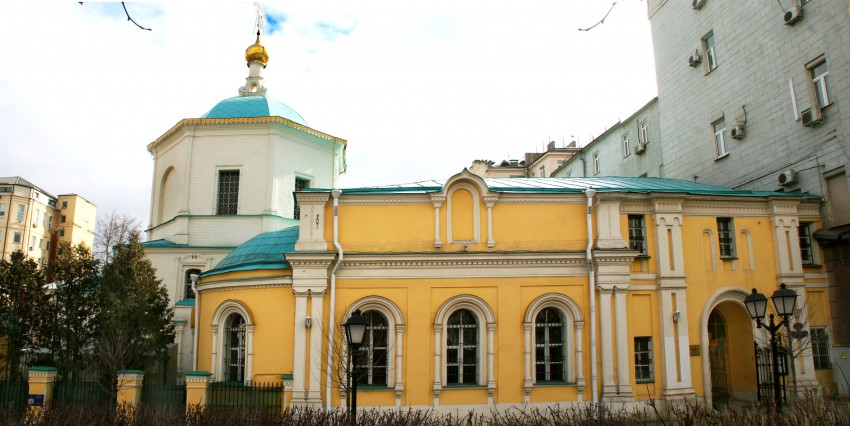 Церковь Благовещения Пресвятой Богородицы (Космы и Дамиана) в Шубине, Тверской (Центральный административный округ (ЦАО), г. Москва). фасады