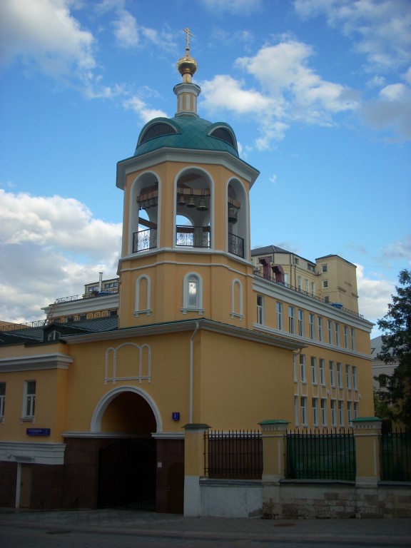 Церковь Благовещения Пресвятой Богородицы (Космы и Дамиана) в Шубине, Тверской (Центральный административный округ (ЦАО), г. Москва). фасады, Колокольня.