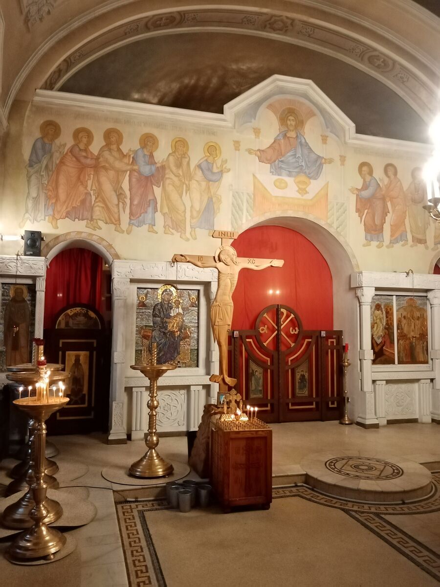 Церковь Благовещения Пресвятой Богородицы (Космы и Дамиана) в Шубине, Тверской (Центральный административный округ (ЦАО), г. Москва). интерьер и убранство, Левый придел храма