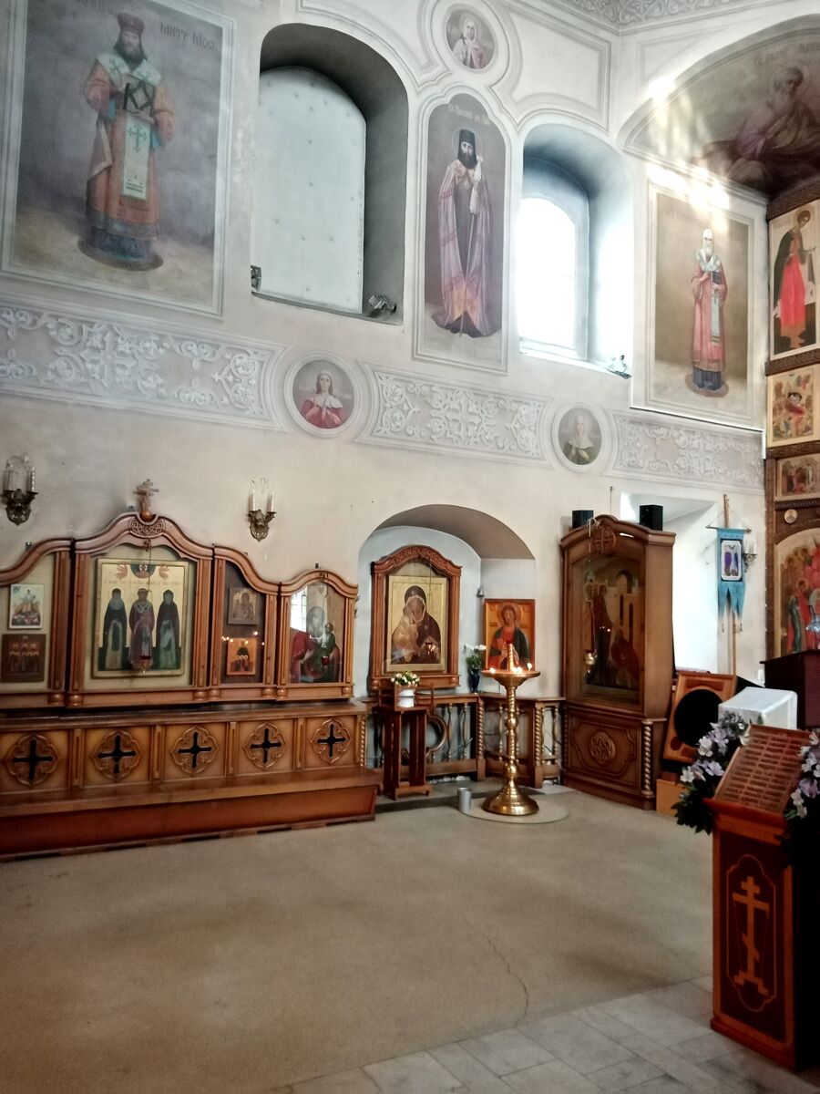 Церковь Благовещения Пресвятой Богородицы (Космы и Дамиана) в Шубине, Тверской (Центральный административный округ (ЦАО), г. Москва). интерьер и убранство, Убранство северной стены центрального зала храма