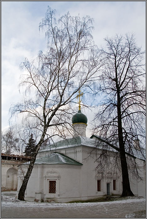 Новодевичий монастырь. Церковь Амвросия Медиоланского, Хамовники (Центральный административный округ (ЦАО), г. Москва). фасады