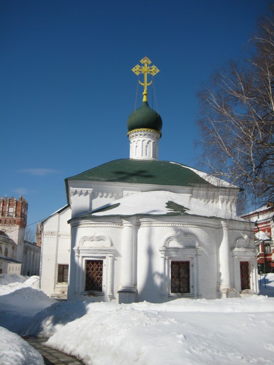 Новодевичий монастырь. Церковь Амвросия Медиоланского, Хамовники (Центральный административный округ (ЦАО), г. Москва). фасады
