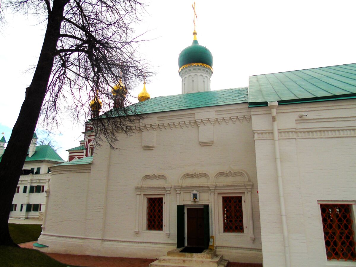 Новодевичий монастырь. Церковь Амвросия Медиоланского, Хамовники (Центральный административный округ (ЦАО), г. Москва). архитектурные детали