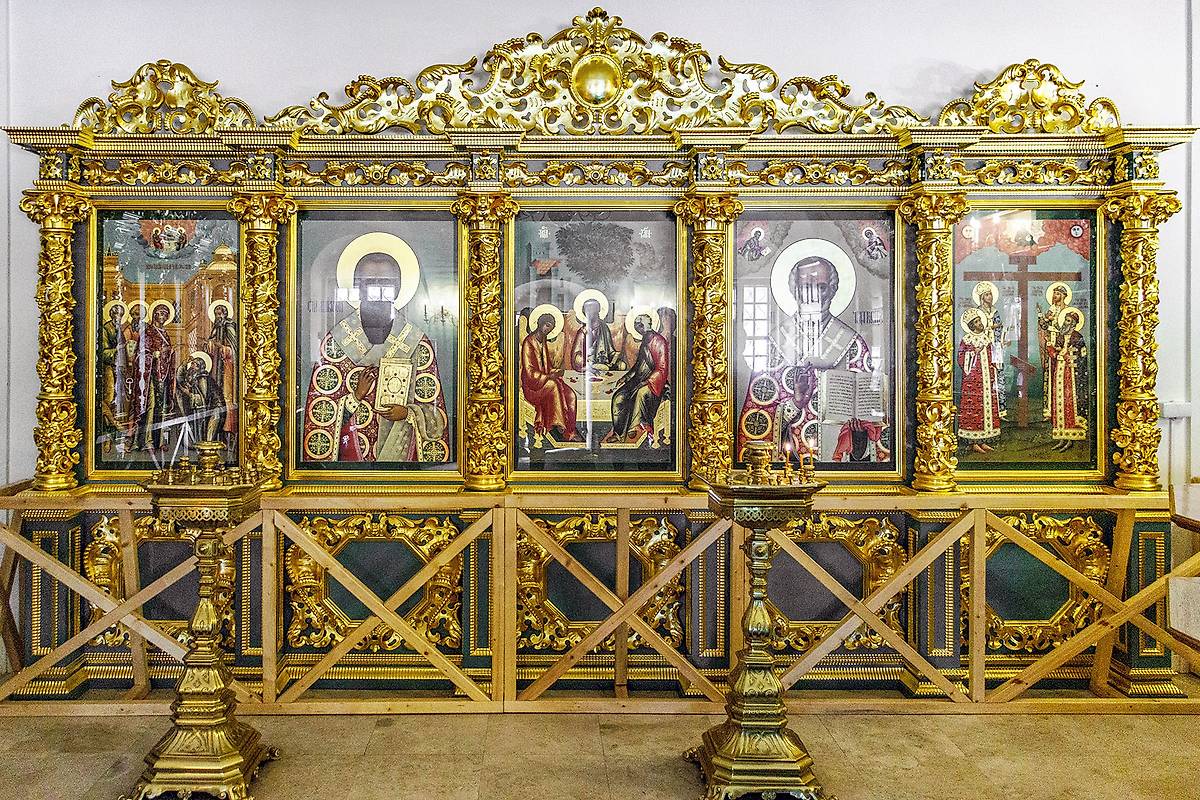 интерьер и убранство. Новодевичий монастырь. Церковь Амвросия Медиоланского, Хамовники (Центральный административный округ (ЦАО), г. Москва)