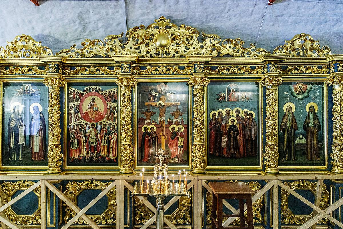 интерьер и убранство. Новодевичий монастырь. Церковь Амвросия Медиоланского, Хамовники (Центральный административный округ (ЦАО), г. Москва)