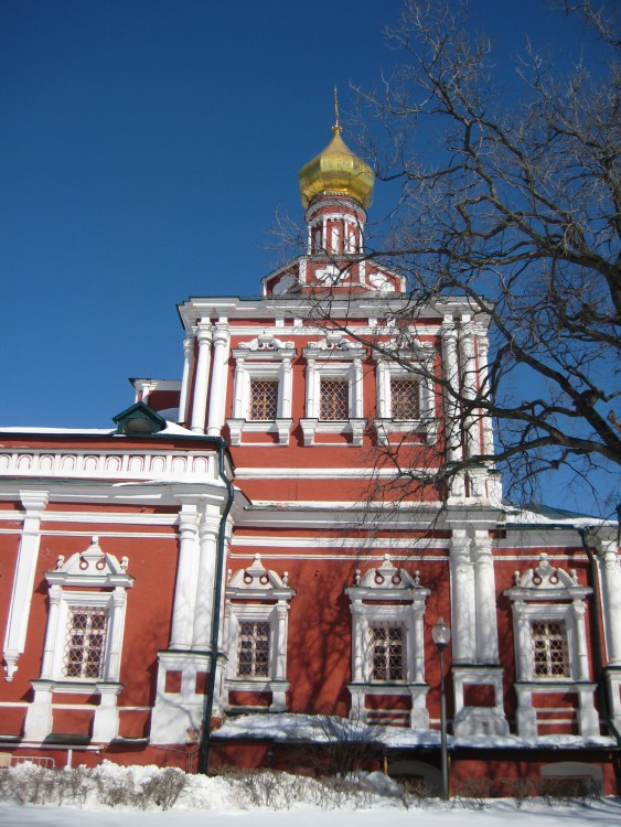 Хамовники. Новодевичий монастырь. Церковь Успения Пресвятой Богородицы. архитектурные детали