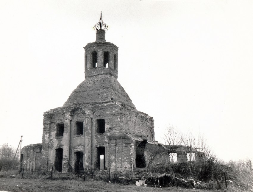 Медвенка. Церковь Николая Чудотворца. архивная фотография