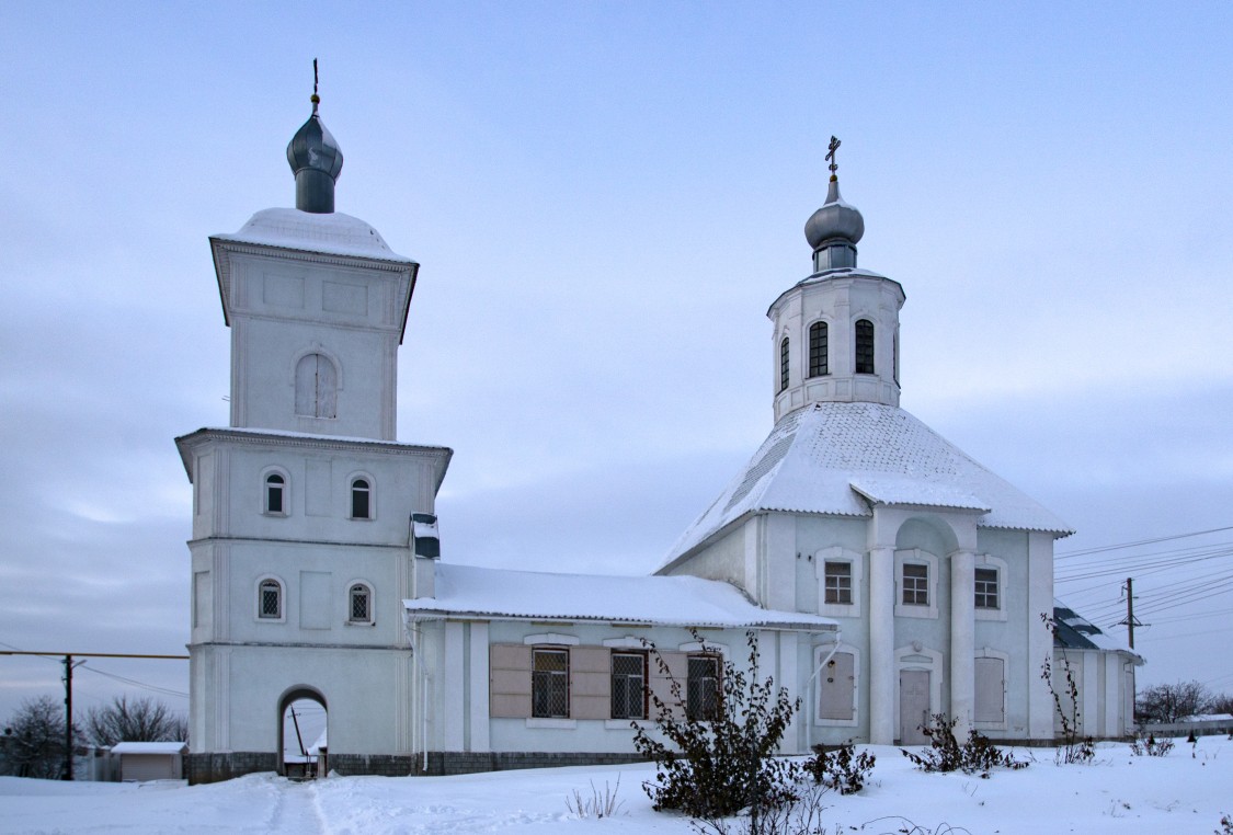 Медвенка. Церковь Николая Чудотворца. фасады