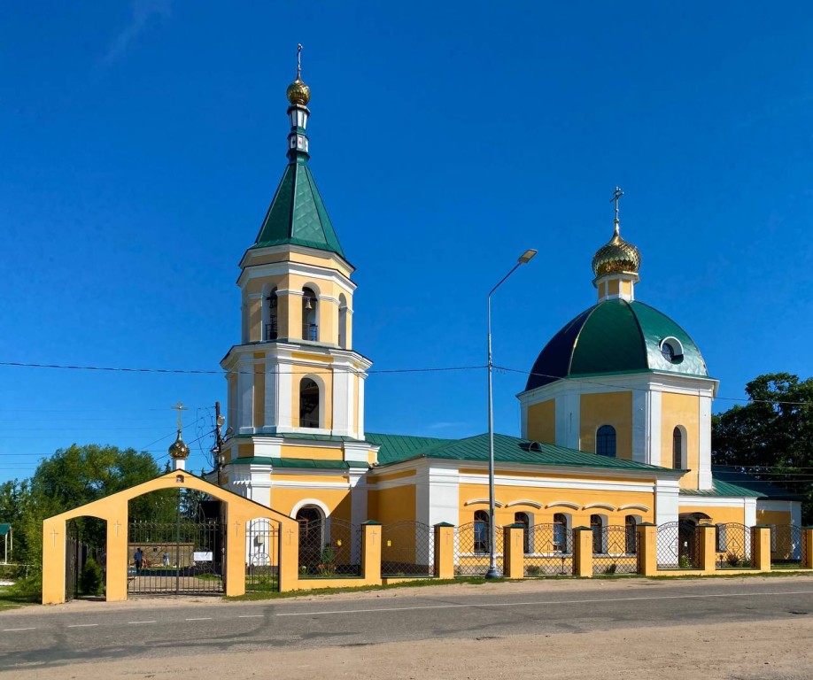 Медное. Церковь Казанской иконы Божией Матери. фасады, Вид с юго-запада