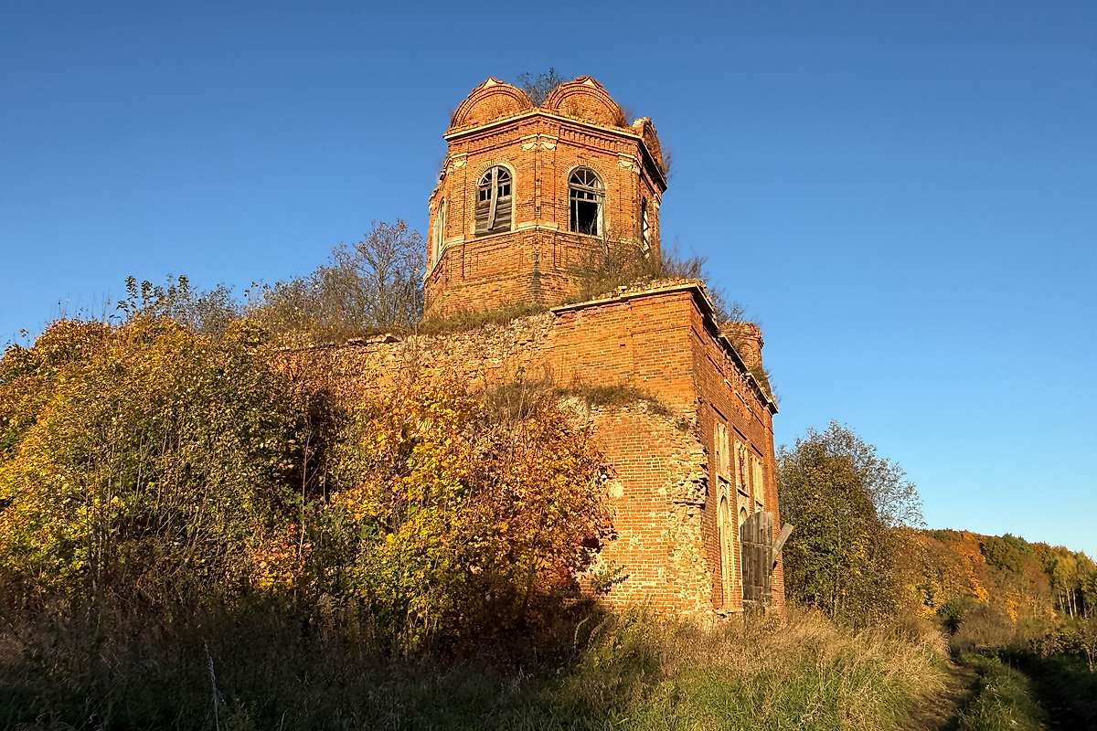 фасады. Церковь Троицы Живоначальной, Ивровка (Киреевский район, Тульская область)