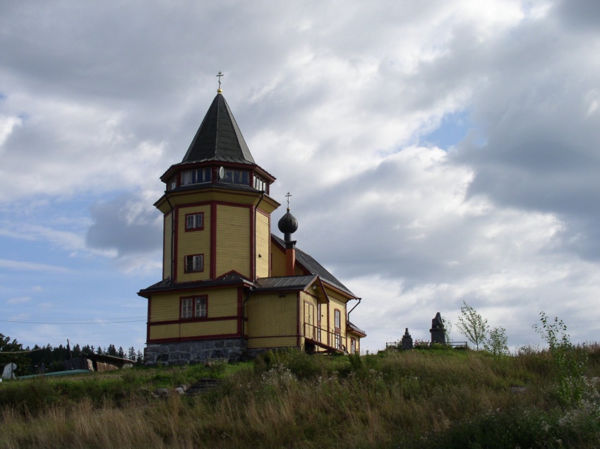 Красная Горка (Николо-Сердобольский погост). Церковь Николая Чудотворца на Риеккалансаари. дополнительная информация