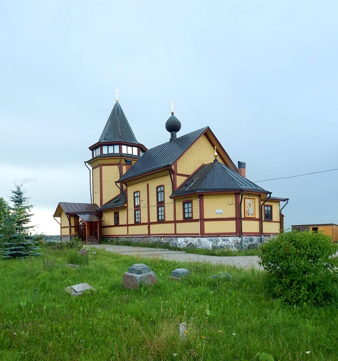 Церковь Николая Чудотворца на Риеккалансаари, Красная Горка (Николо-Сердобольский погост) (Сортавальский район, Республика Карелия). фасады