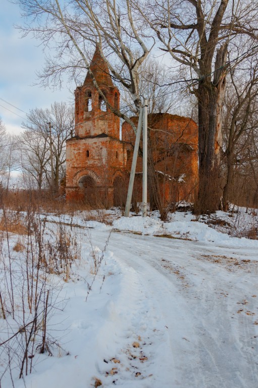 Бушово. Церковь Казанской иконы Божией Матери. фасады, 2019 год