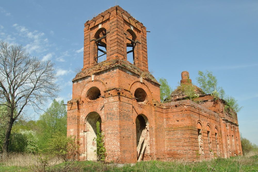 Банино, урочище. Церковь Спаса Преображения. фасады