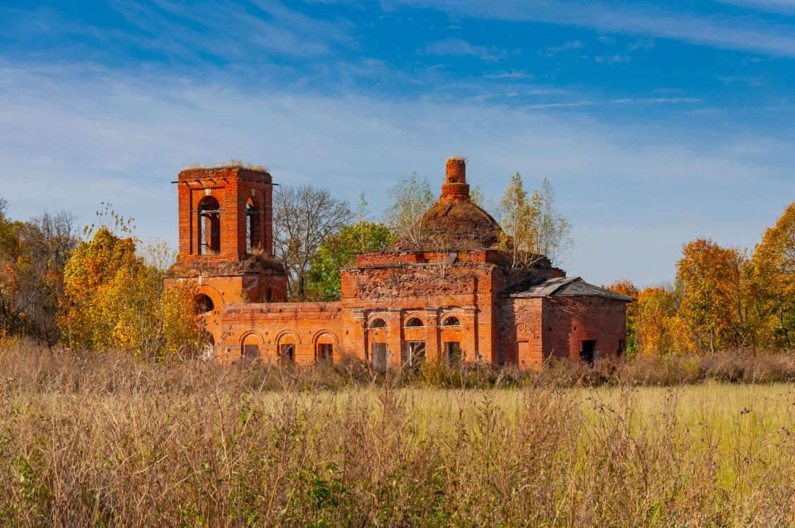 Церковь Спаса Преображения, Банино, урочище (Тула, город, Тульская область). общий вид в ландшафте, 2020 год