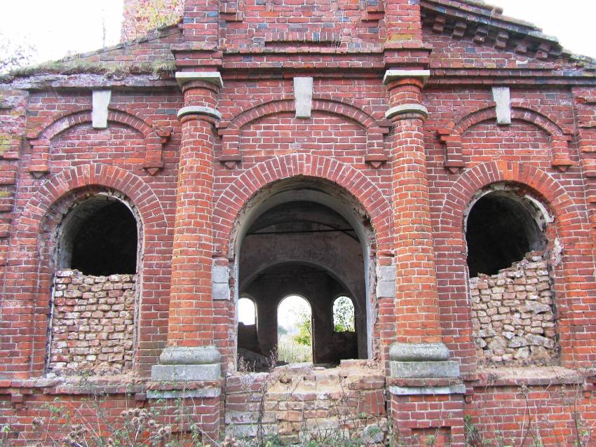 Церковь Троицы Живоначальной, Медведки (Тула, город, Тульская область). архитектурные детали, фрагмент северного портала